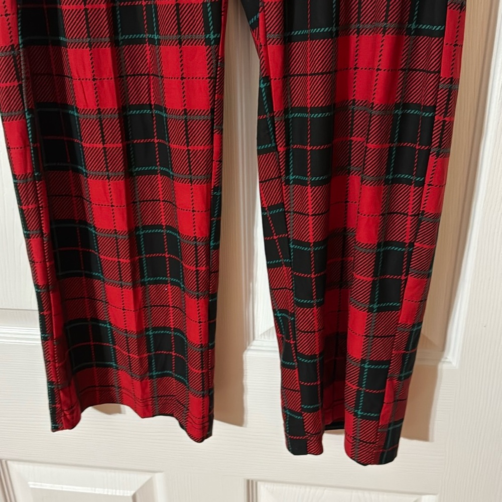 NWT Jockey red plaid Lounge Pants - Picture 3 of 8